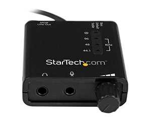 StarTech.com ICUSBAUDIO2D External Sound Card
