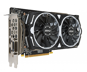 MSI VGA Graphic Cards RX 580 ARMOR 8G OC - Best Graphics Cards For Hackintosh 2020